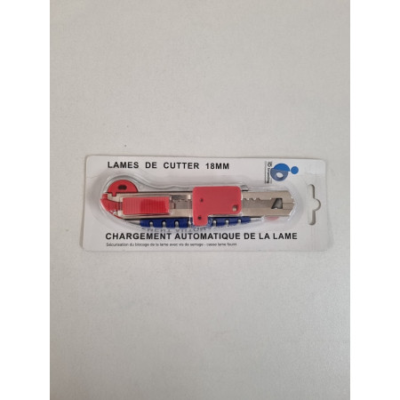 Lames de cutter 18 mm - Idéal pour le bricolage et la découpe