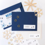 Etiquettes Blanches Permanentes APLI - 105 x 37 mm - 10 Feuilles