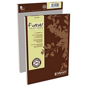 Bloc Clairefontaine Forever Noir - A5 - 100% Recyclé