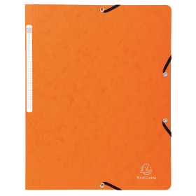 Chemise à élastiques EXACOMPTA - Carte lustrée 400g/m2 - A4