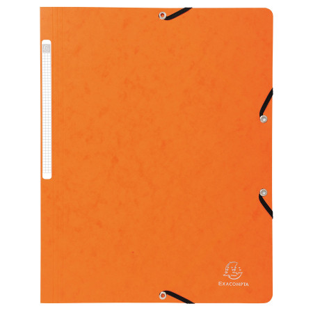 Chemise à élastiques EXACOMPTA - Carte lustrée 400g/m2 - A4