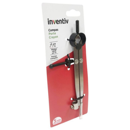 Compas Porte-Crayon INVENTIV - Précision et Réglage Rapide