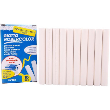 Craies Blanches Giotto Robercolor - Pack de 10 - Fila