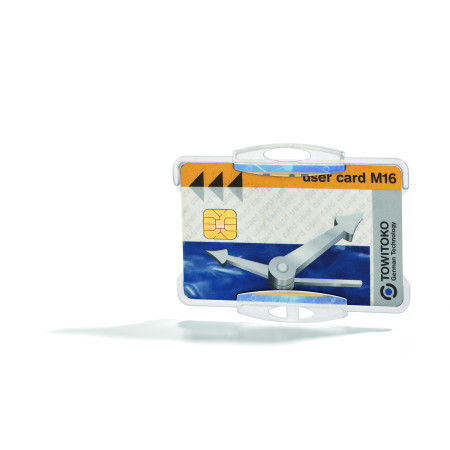 Durable - 10 Porte-cartes ouverts 54x85 mm - Transparent