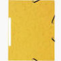 EXACOMPTA Chemise 3 Rabats Elastiques Jaune - Organisation Bureau