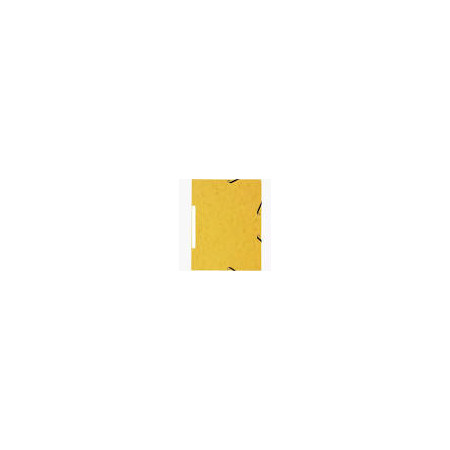 EXACOMPTA Chemise 3 Rabats Elastiques Jaune - Organisation Bureau