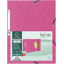 Chemise à élastiques 3 rabats EXACOMPTA - Rose - 250 feuillets