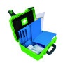 EXACOMPTA - Chemises à Elastiques Clean Safe A4 Bleu - Protection Antimicrobienne