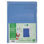 Exacompta - Chemises Coin Clean'Safe® Antimicrobiennes - Bleu