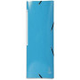 Exacompta Maxi Capacity - Chemise à Elastiques 3 Rabats A4 Bleu Clair