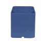 EXACOMPTA Clean'Safe Pot à Crayons Bleu - Rangement Bureau