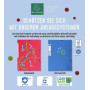 EXACOMPTA Clean'Safe Pot à Crayons Bleu - Rangement Bureau