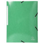 EXACOMPTA Iderama Chemise A4 3 Rabats - Vert F - Carton Press Span