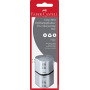 Taille-crayon Faber-Castell Grip 2001 3 orifices Argent