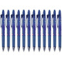 FORAY Edit RT - Lot de 12 stylos roller bleus - Écriture fluide