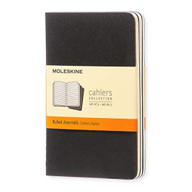 Moleskine - Carnet Journal - Lot de 3 - Pages Ligné