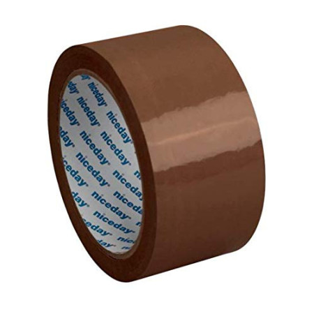 Ruban Adhésif Marron Niceday PP - Lot de 6