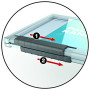 Porte-cartes de sécurité DURABLE PUSHBOX DUO - 2 cartes - Protection RFID