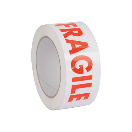 Ruban Adhésif Fragile LOGISTIPACK - 50mm x 100m