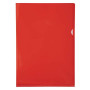 Pochettes Coins Lisses Exacompta A4 Rouge - 10 Sachets