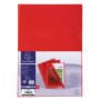 Pochettes Coins Lisses Exacompta A4 Rouge - 10 Sachets