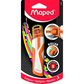 Surligneur Fluo Pep's Roller - Maped : Tracé net, tampon à motifs