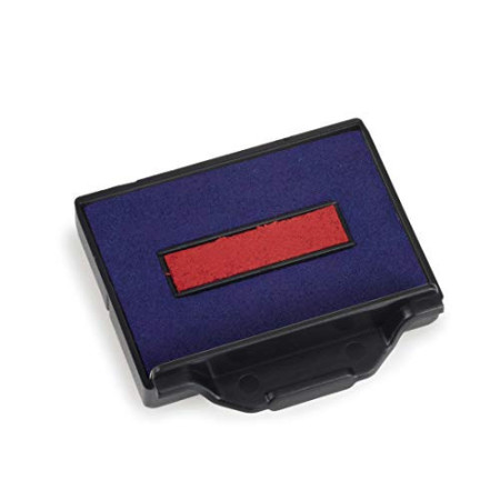 Trodat 6/50/2 Bicolor Rouge/Bleu - Recharges d'encre pour tampons Metal Line