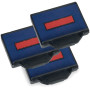 Trodat 6/50/2 Bicolor Rouge/Bleu - Recharges d'encre pour tampons Metal Line
