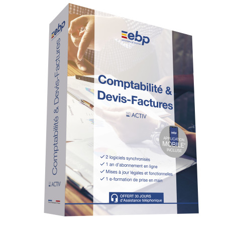 EBP Comptabilité & Devis-Factures ACTIV - Abonnement 1 an