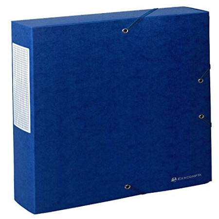 Boîte de Classement EXACOMPTA Scotten Nature Future Exabox 60 mm Bleu