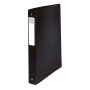 Classeur Rigide EXACOMPTA Noir OPAK - 4 Anneaux 30mm