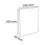 Classeur Souple EXACOMPTA OPAK - 4 Anneaux 15mm - Dos 20mm
