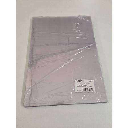 ELAMI - 100 Couvertures de présentation A3 transparentes en PVC