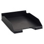 EXACOMPTA Combo Midi EcoBlack - Corbeille à courrier A4+ en plastique recyclé - Ange Bleu