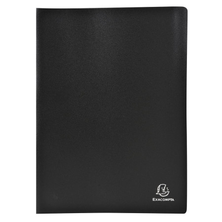 Porte-vues Opak 20 Vues Noir - EXACOMPTA