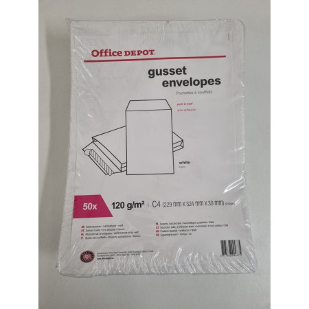 Enveloppes à Soufflets - Office Depot - Idéal pour articles volumineux