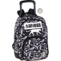 Sac à Roulettes AIRNESS - Camouflage Noir & Blanc - École