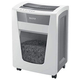 Destructeur de Documents Leitz IQ Office Pro P4 - Coupe Croisée - 20 Feuilles - Blanc