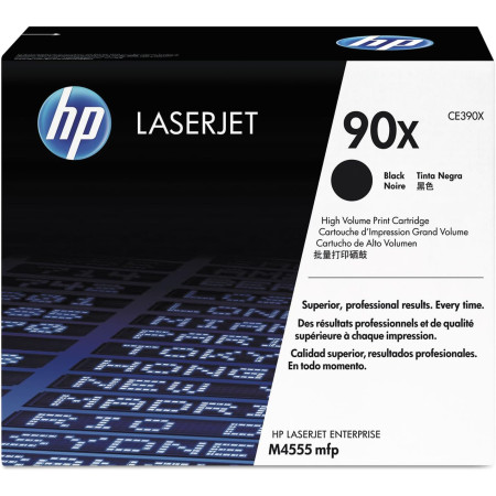 Cartouche d'impression HP LaserJet CE390X noire - 24 000 pages