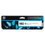 Toner HP 980 Cyan Authentique D8J07A - 6600 Pages