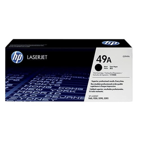 Cartouche d'encre noire HP 49A - Imprimante LaserJet - Haute qualité