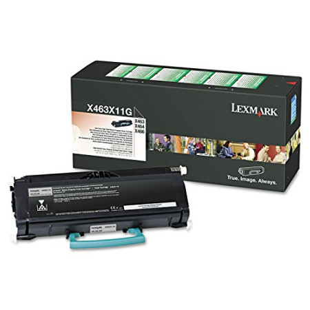 Cartouche d'encre noire LEXMARK X463X11G - Impression de haute qualité