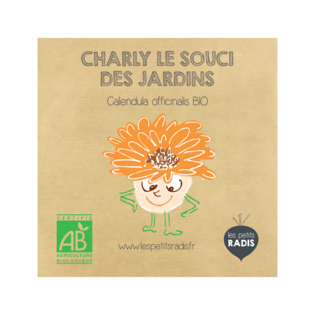 Mini kit de graines BIO de Charly le souci - Les petits radis