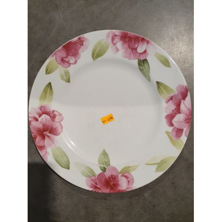 ASSIETTE PLATE DECOR FLEUR