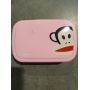 BOITE POUR GOUTERS PAUL FRANK ROSE AVEC UN SINGE 