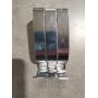 SUPPORT TRINGLE A RIDEAUX ACIER CHROM2 10 CM DIAMETRE 20