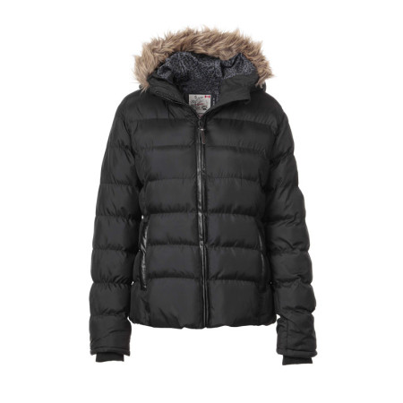 Northvalley Femme FF Isabella à Manches Courtes Veste à Capuche S Noir