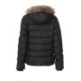 Northvalley Femme FF Isabella à Manches Courtes Veste à Capuche S Noir