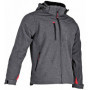 Veste Softshell Homme LMA Lebeurre - Gris/Rouge - Taille S