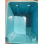 BAC DE RANGEMENT PLASTIQUE EDA TURQUOISE 18L